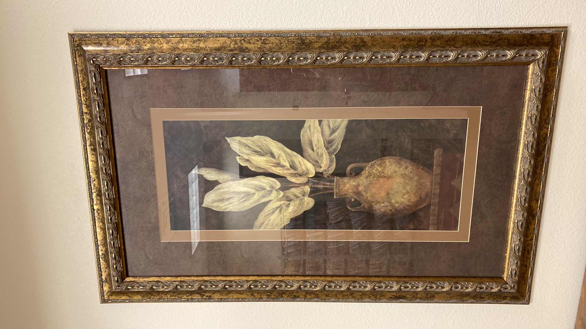 Photo 5 of FRAMED TOMMY BAHAMA “TROPICALS IN VASE” ARTWORK 28” X 48”