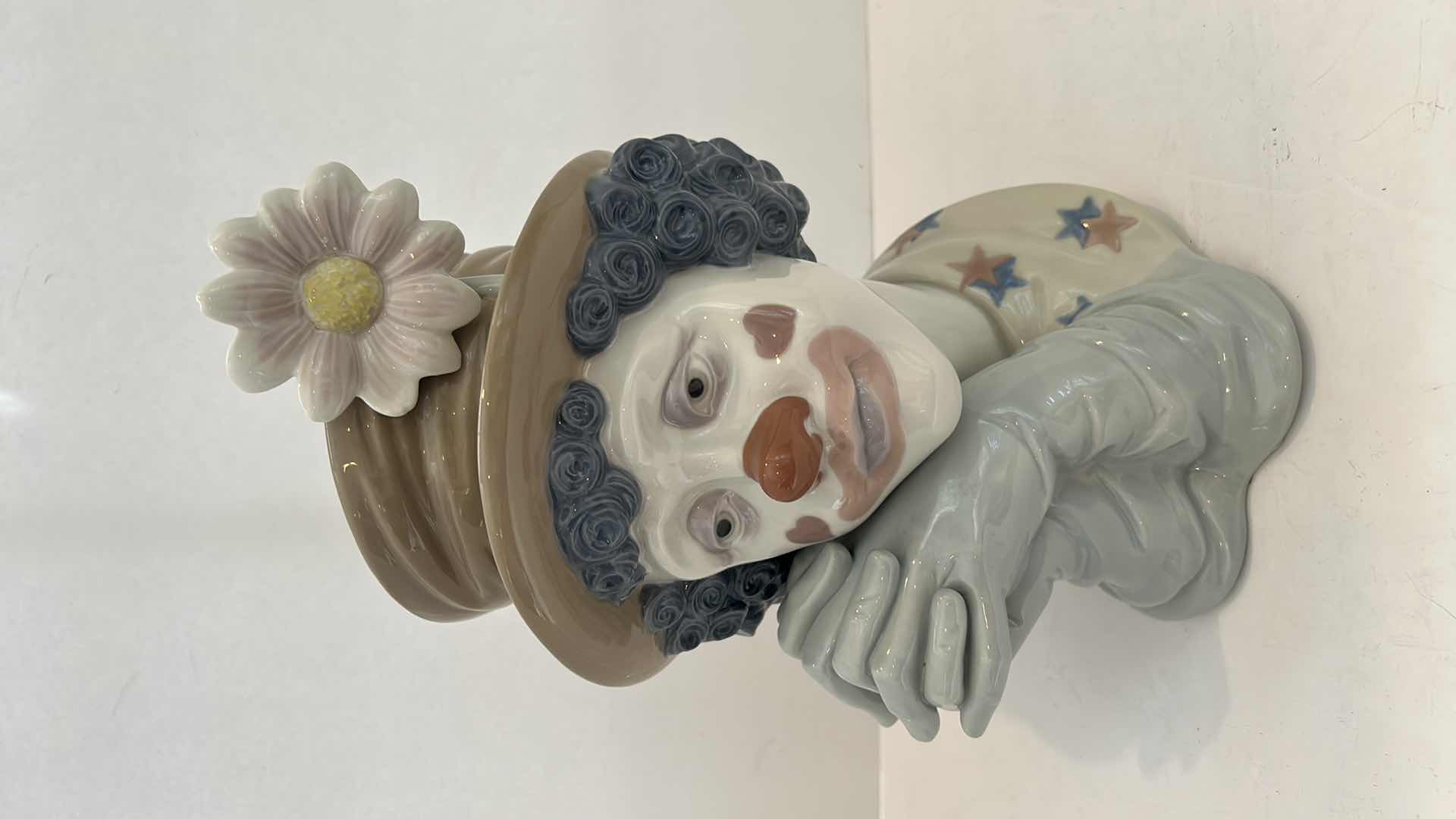 Photo 6 of RARE LLADRO "CLOWN MELANCHOLY" PORCELAIN FIGURINE H12"