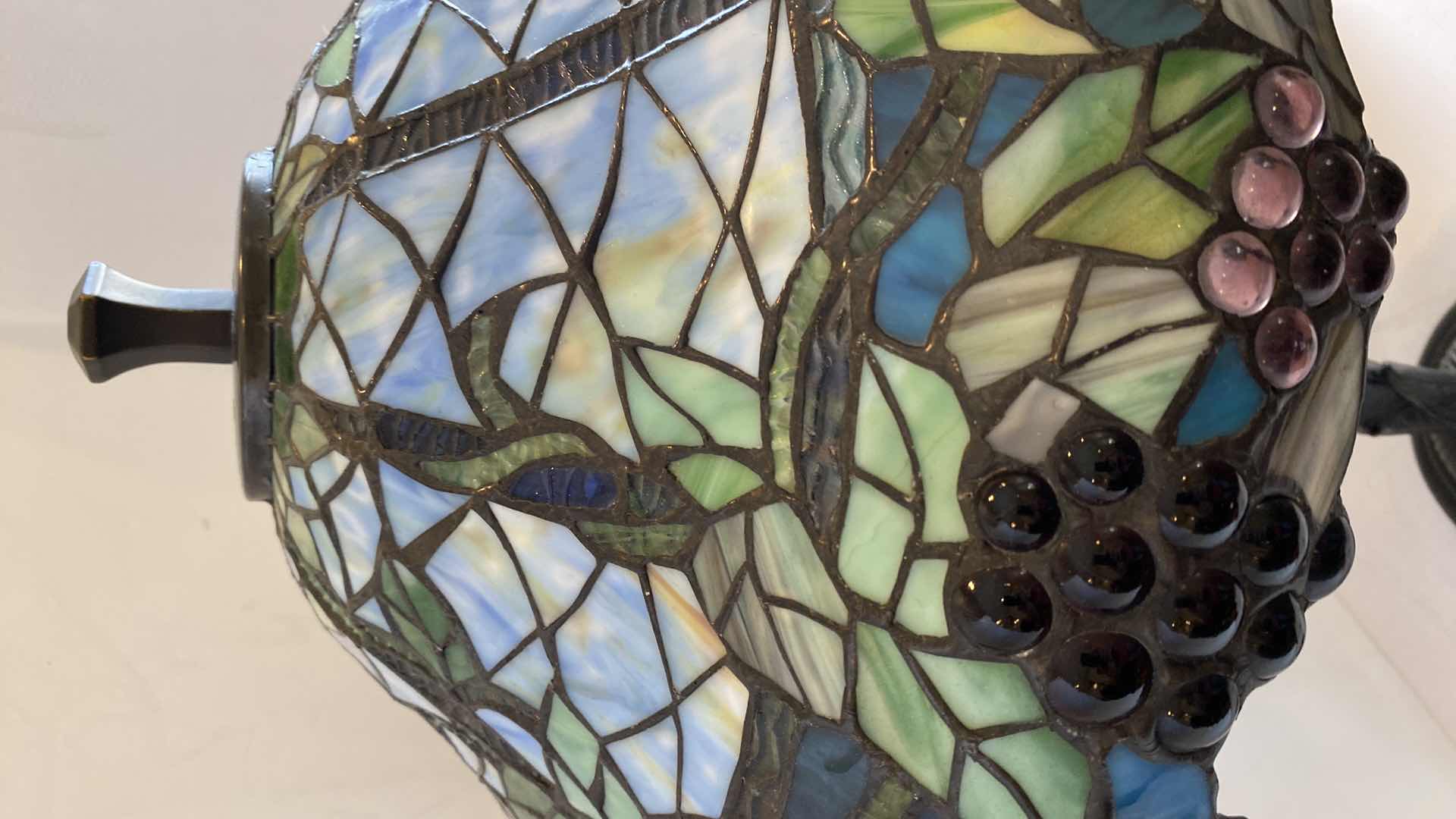 Photo 4 of NEPTUNE TIFFANY STYLE LAMP 29”