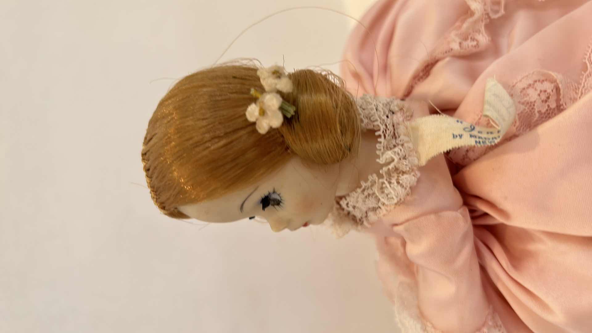 Photo 8 of MADAME ALEXANDER “JENNY LIND” PORCELAIN 8” DOLL ON STAND