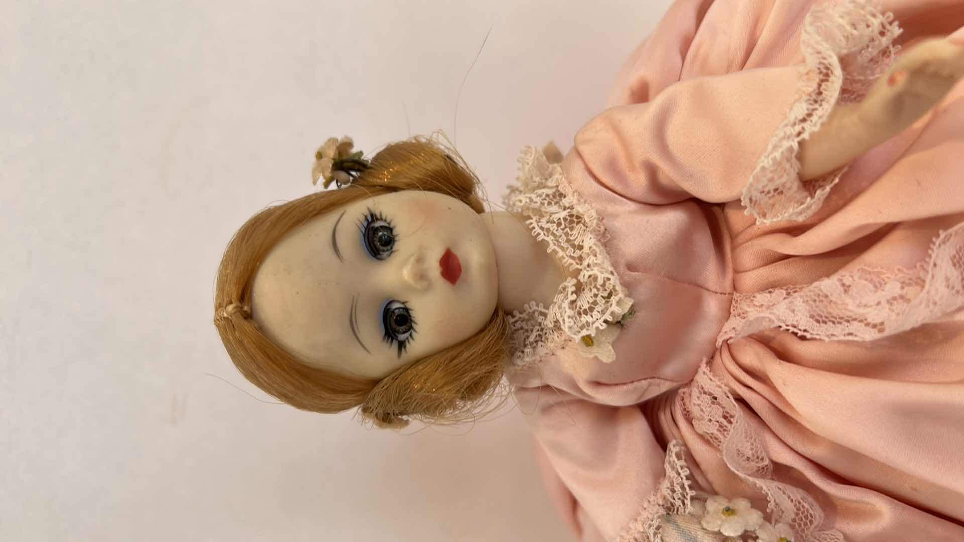 Photo 2 of MADAME ALEXANDER “JENNY LIND” PORCELAIN 8” DOLL ON STAND