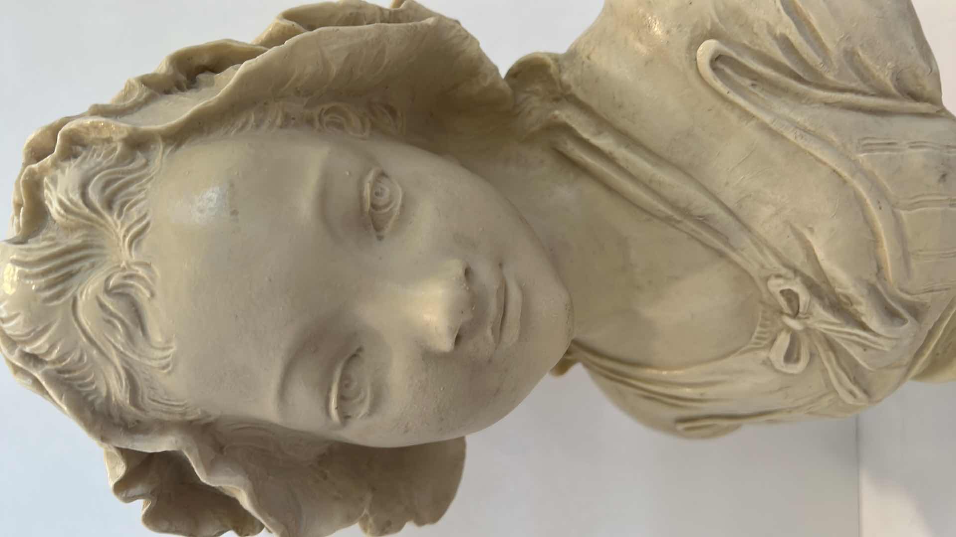 Photo 2 of GRINAM NIAM COMPOSITE BUST OF YOUNG GIRL H18”