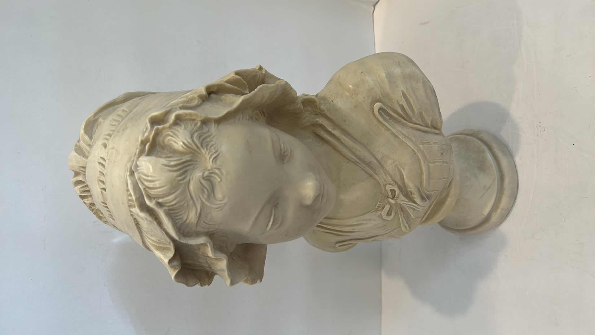 Photo 3 of GRINAM NIAM COMPOSITE BUST OF YOUNG GIRL H18”