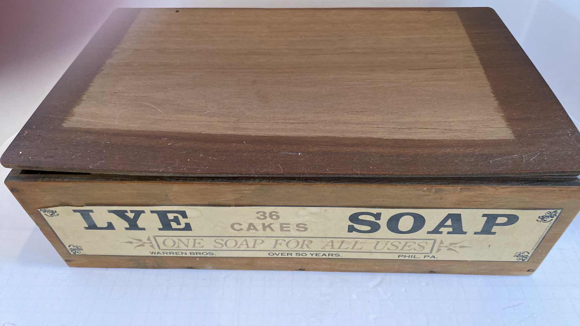 Photo 5 of 3-VINTAGE 1987 WOOD BOXES LARGEST 17” X 10” H5”