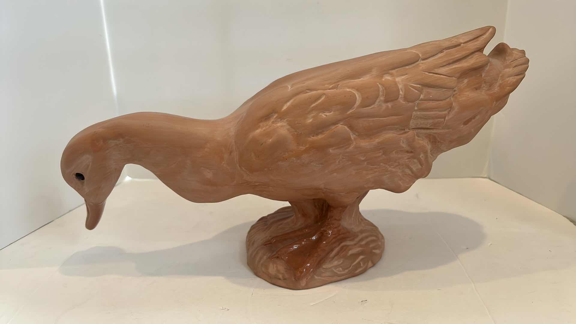 Photo 2 of EARTH NEEDS LTD POTTERY DUCK 21” x 10”