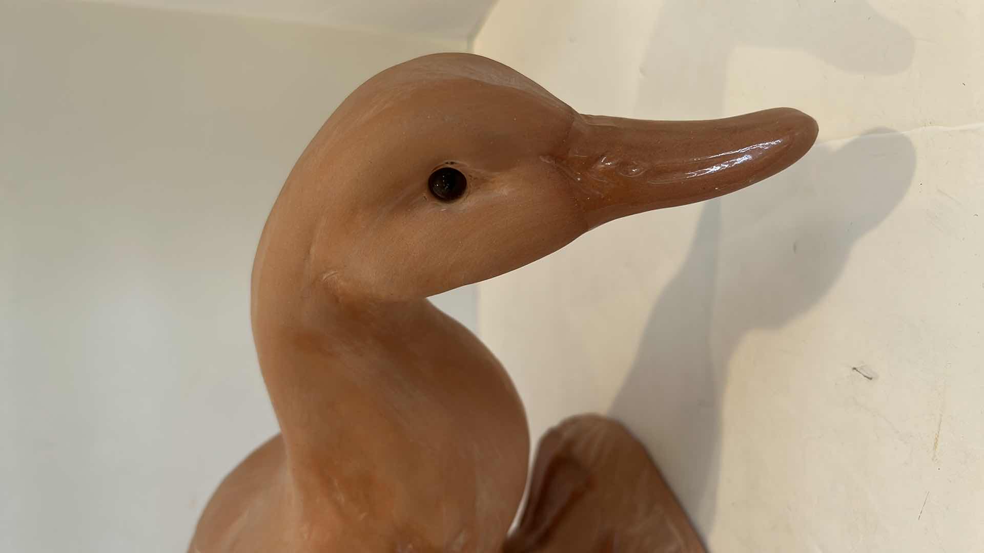 Photo 3 of EARTH NEEDS LTD POTTERY DUCK 21” x 10”