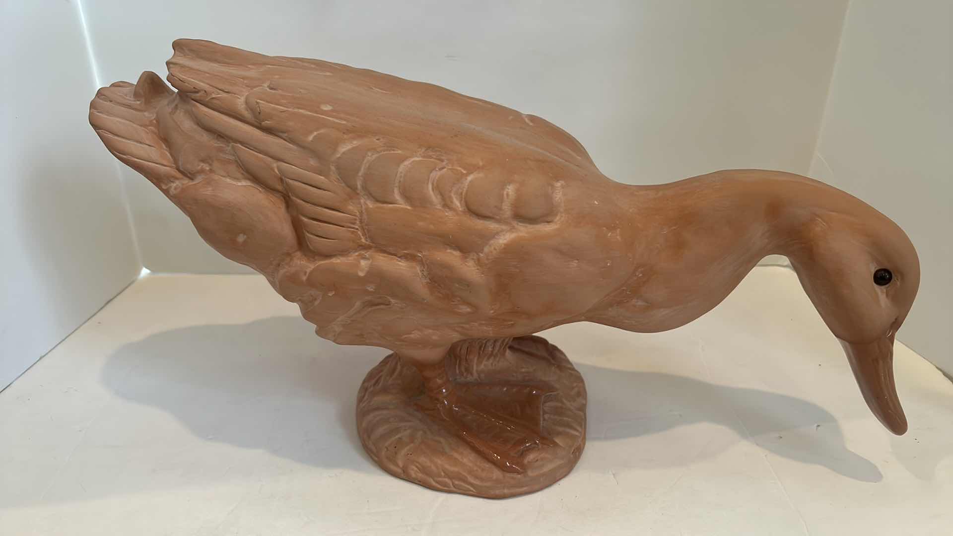 Photo 6 of EARTH NEEDS LTD POTTERY DUCK 21” x 10”