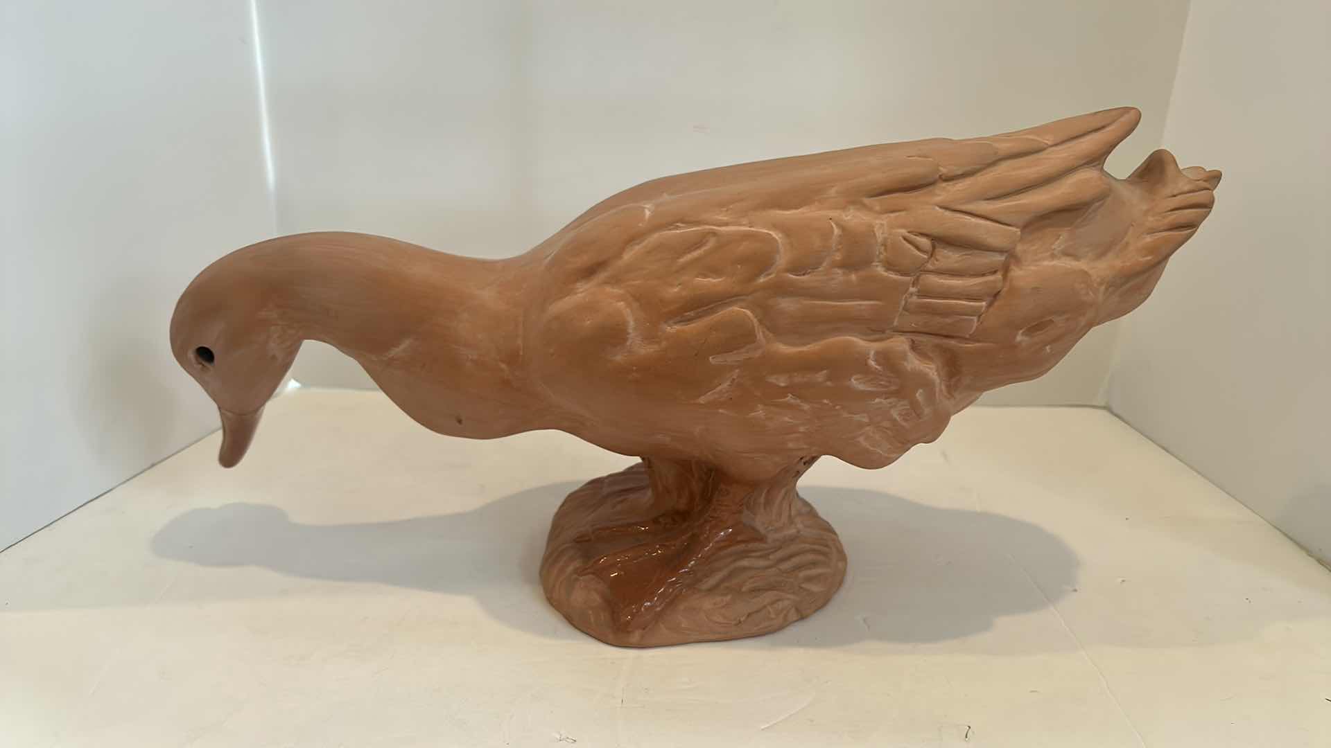 Photo 4 of EARTH NEEDS LTD POTTERY DUCK 21” x 10”