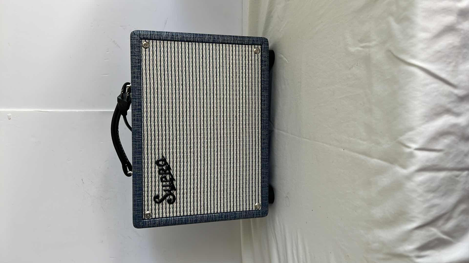 Photo 2 of SUPRA BLUE BIG STAR TUBE GUITAR COMBO AMP (16”x7 1/2” H12”)