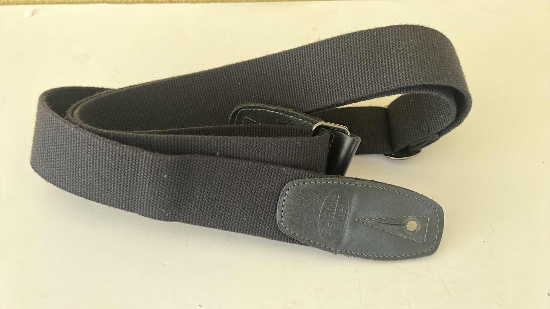 Photo 1 of REUNION BLUES BLACK NYLON GUITAR STRAP