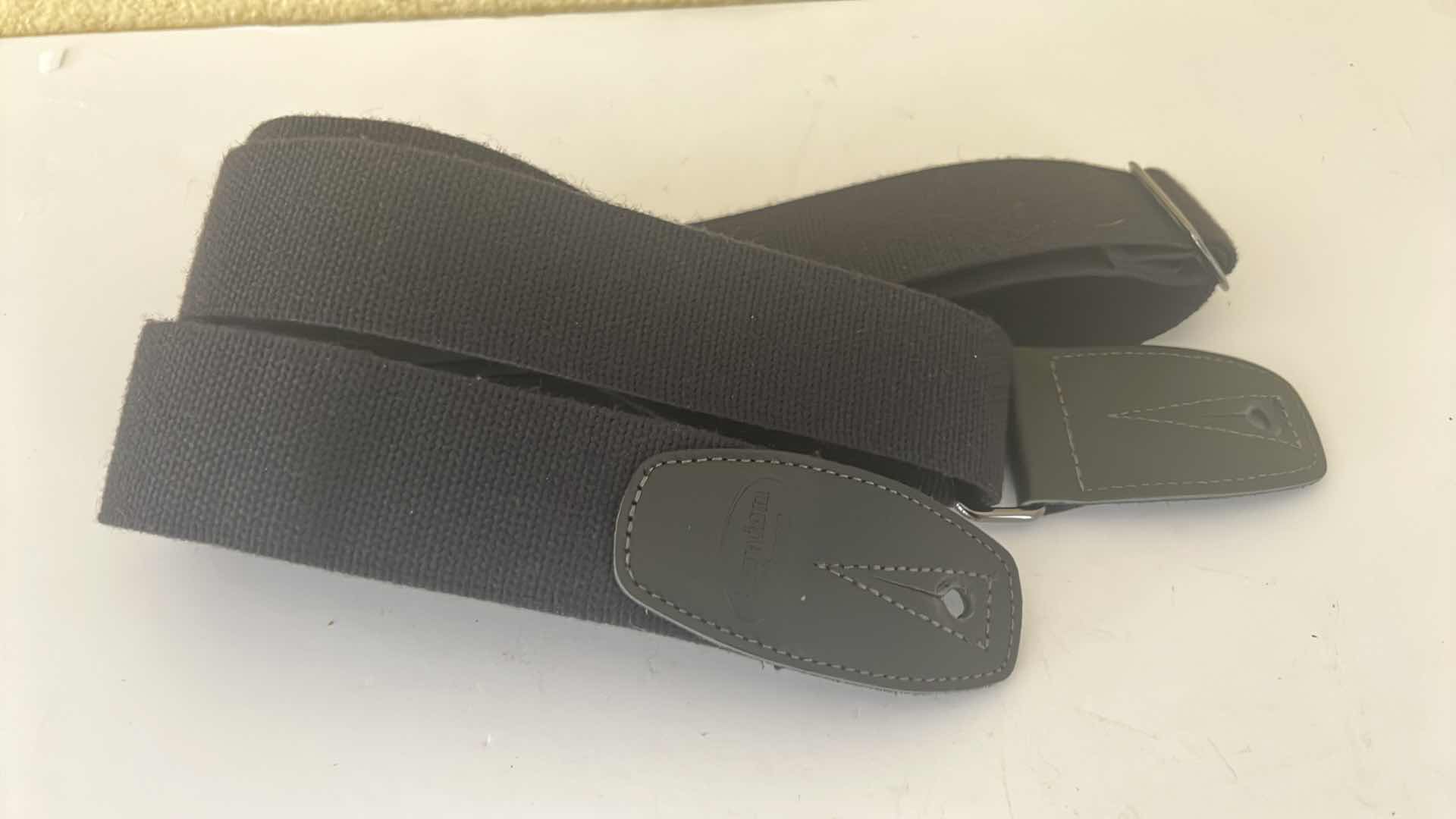 Photo 1 of REUNION BLUES BLACK NYLON GUITAR STRAP