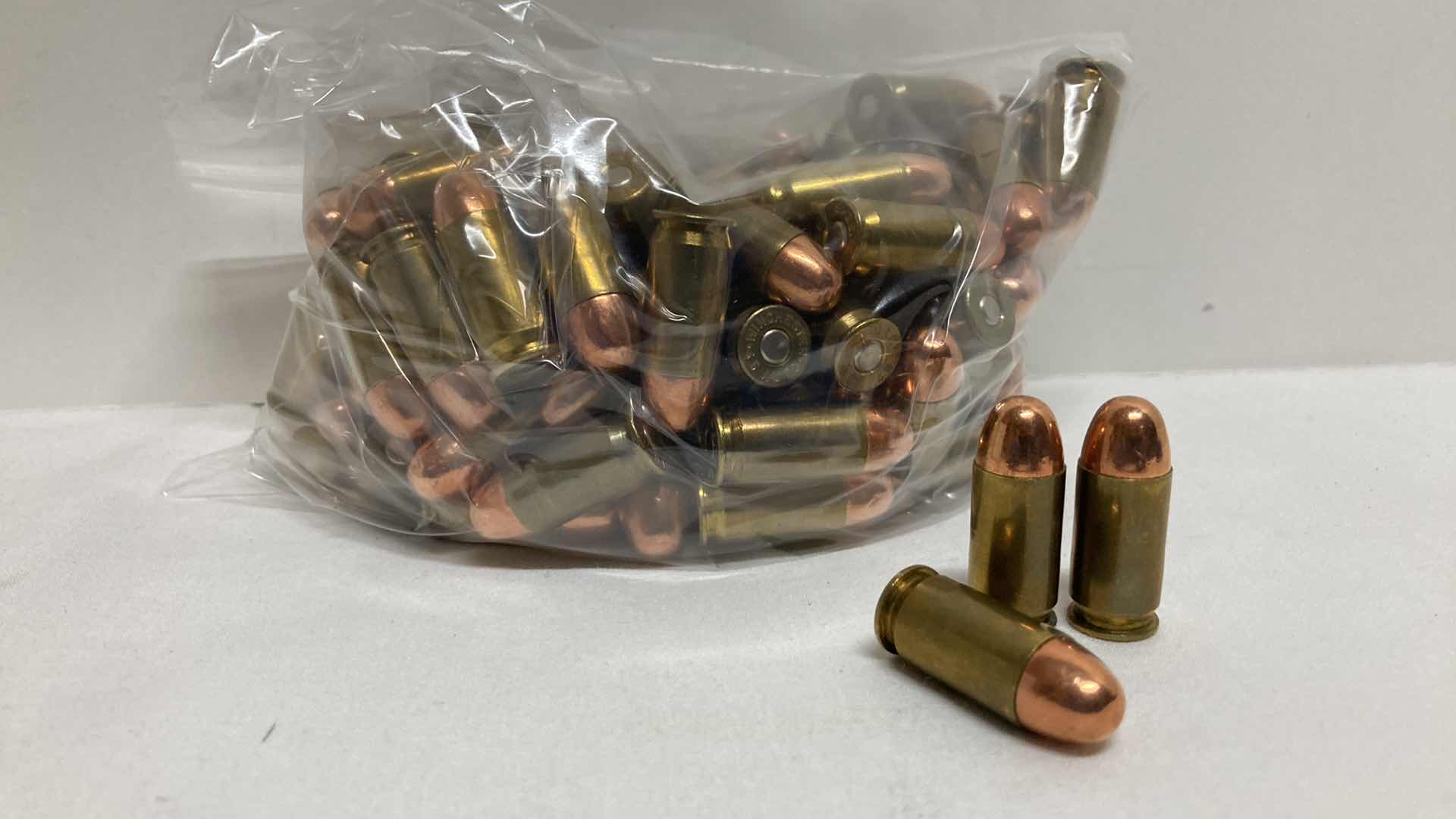Photo 1 of WASHOUGAL RIVER CARTRIDGE COMPANY 45 ACP 230GR TMJ BRASS CASE AMMO RELOADS (131RDS)