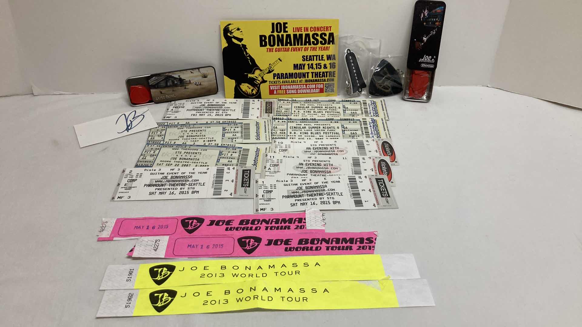 Photo 1 of JOE BONAMASSA MERCHANDISE & MEMORABILIA