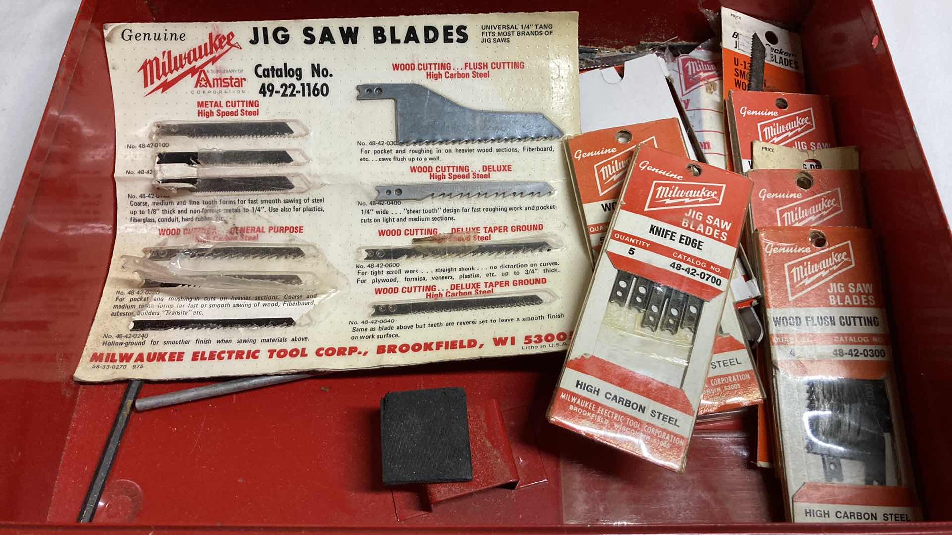 Photo 8 of MILWAUKEE JIGSAW W BLADES & STEEL CASE