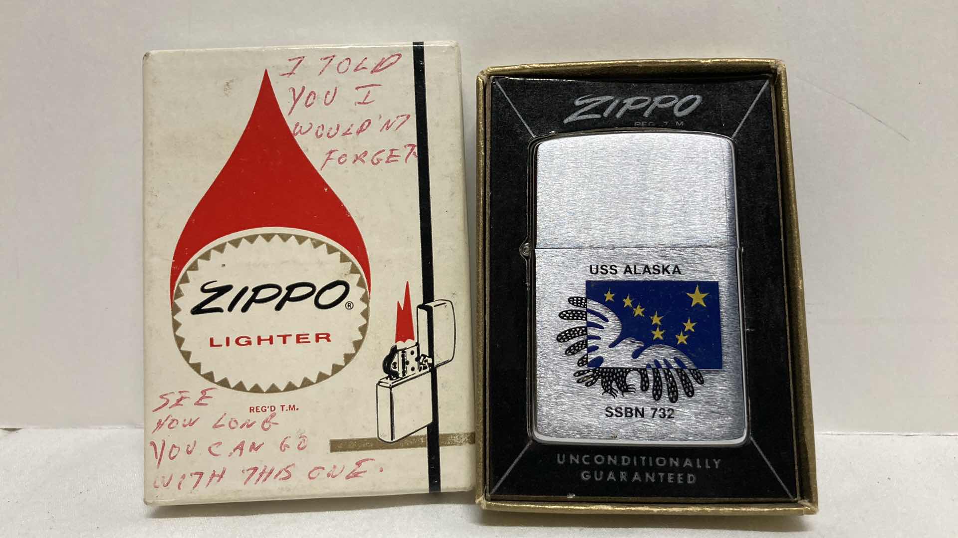 Photo 1 of ZIPPO USS ALASKA SSBN 732 LIGHTER