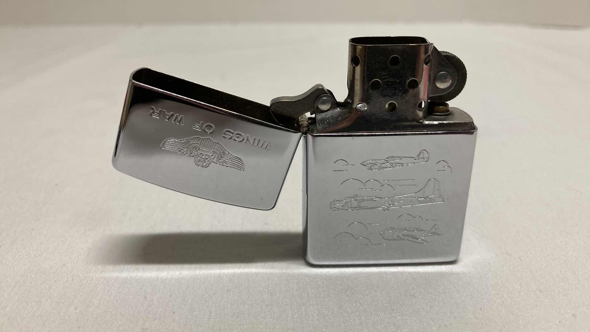 Photo 2 of ZIPPO WINGS OF WAR LIGHTER W CASE