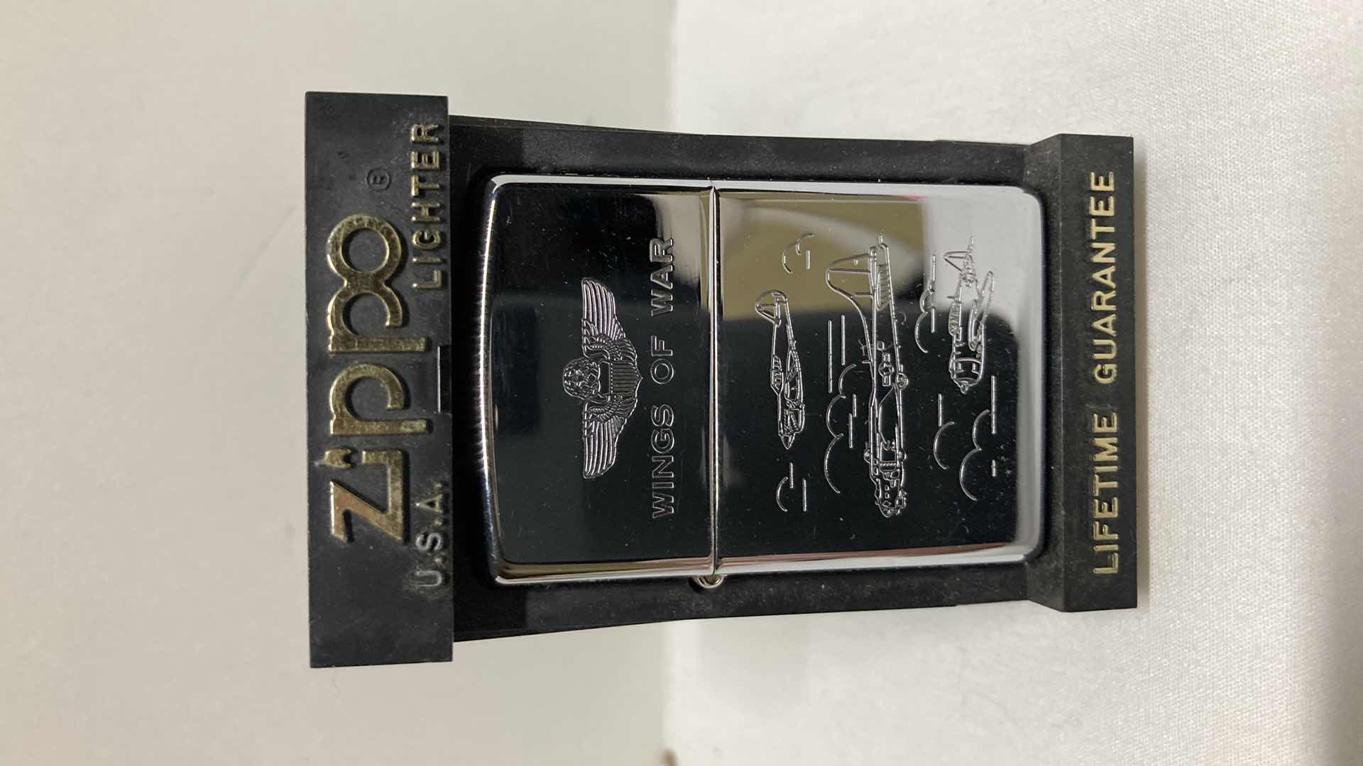 Photo 1 of ZIPPO WINGS OF WAR LIGHTER W CASE