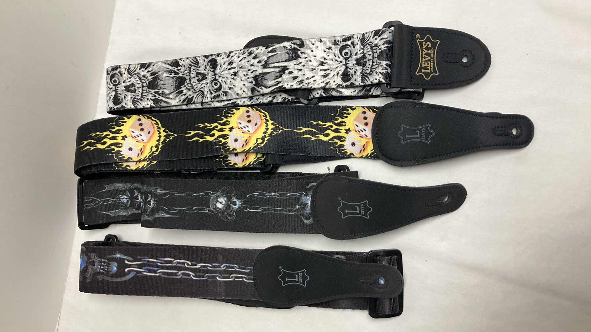 Photo 1 of LEVYS PRINTED GRAPHICS GUITAR STRAPS (4)