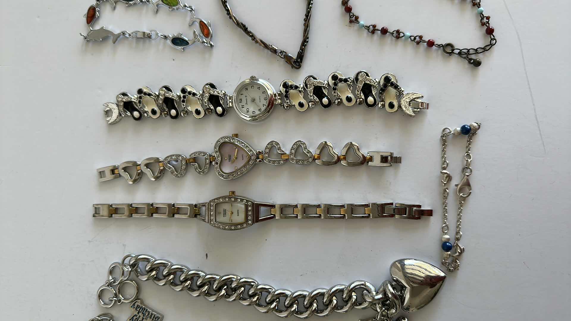 Photo 3 of COSTUME JEWELRY WATCHES AND BRACELETS