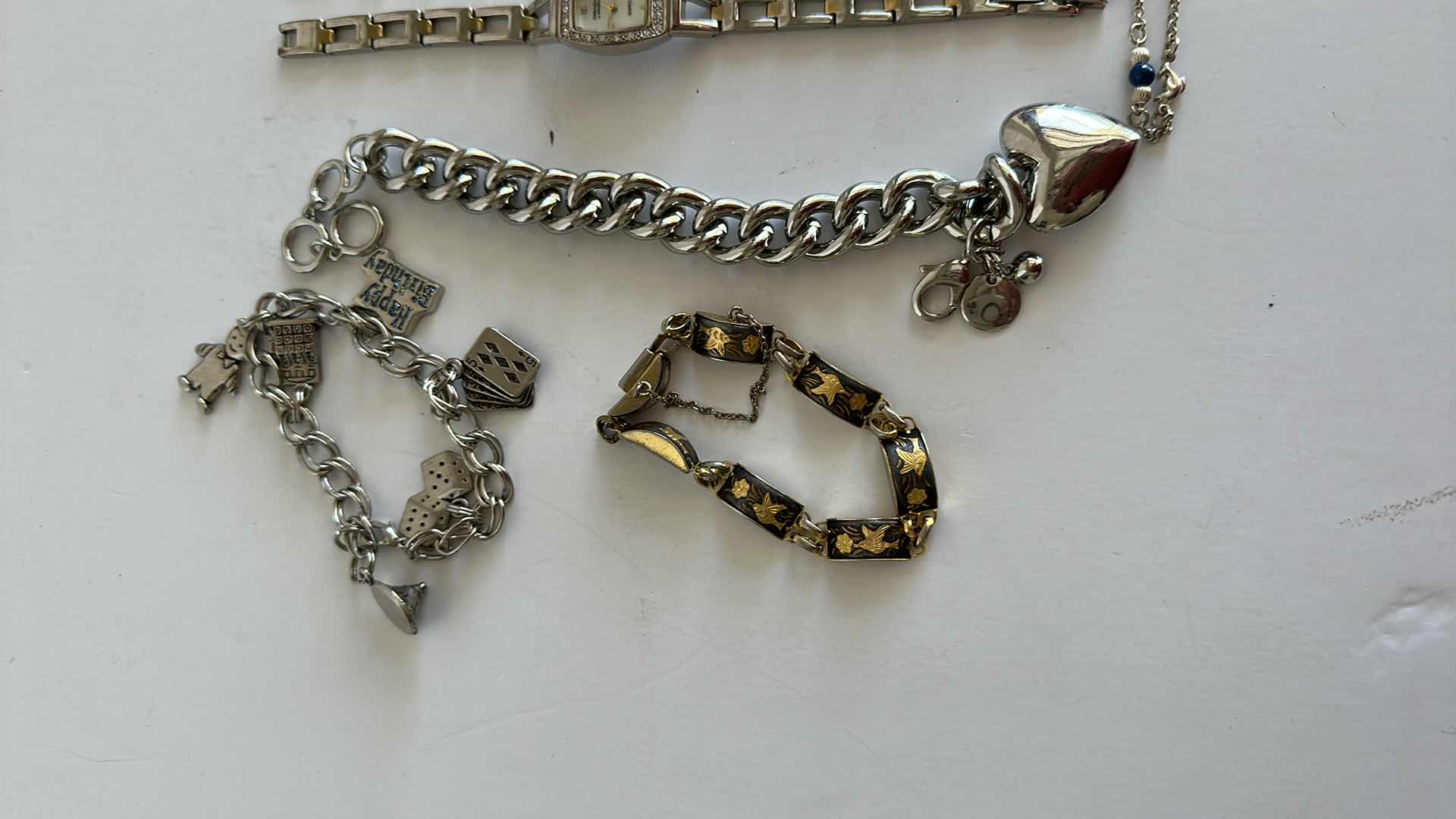Photo 2 of COSTUME JEWELRY WATCHES AND BRACELETS