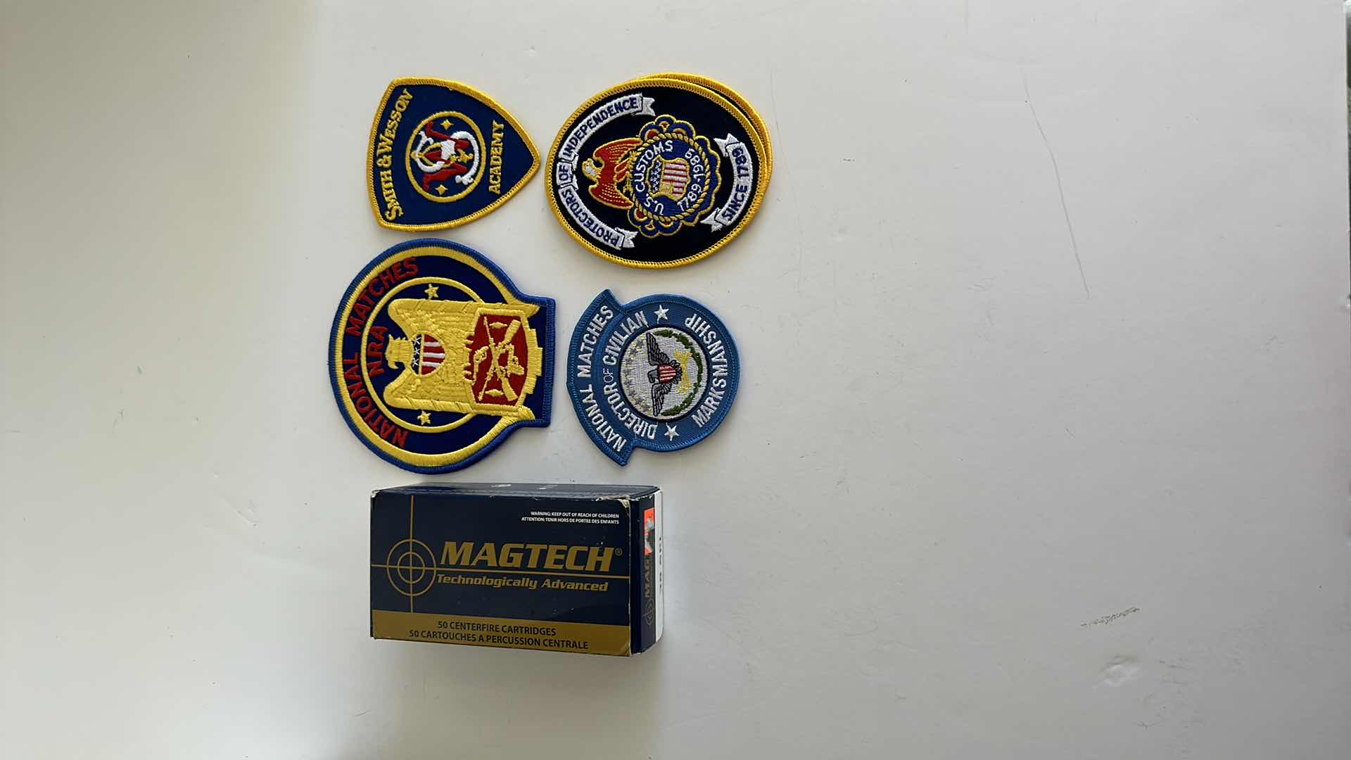 Photo 1 of BOX OF MAGTECH 38SPLCARTRIDGES AND PATCHES