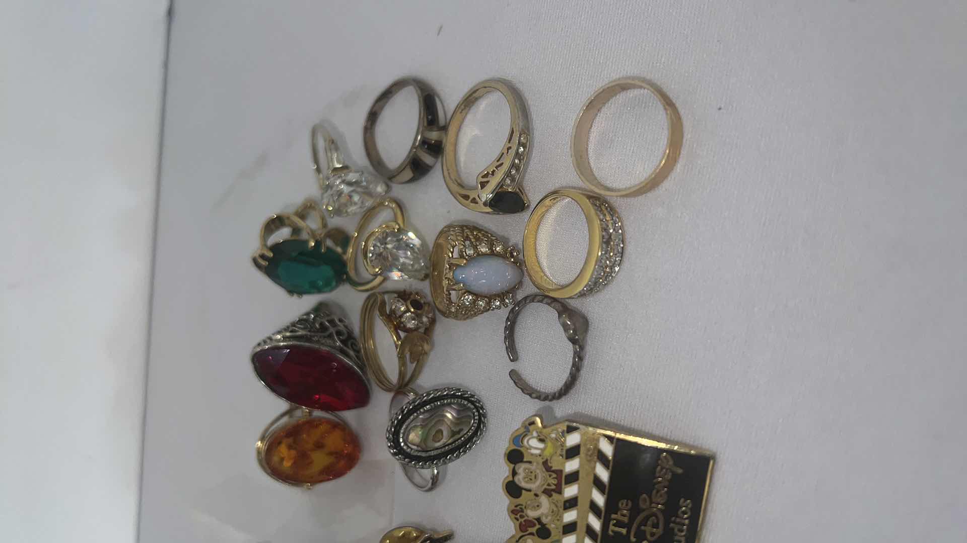 Photo 4 of 13-COSTUME RINGS, 9-COLLECTIBLE PINS
