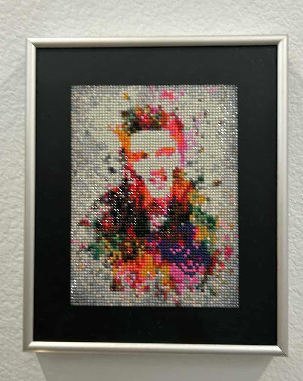 Photo 2 of MARILYN MONROE & ELVIS CROSS STITCHED ARTWORKS