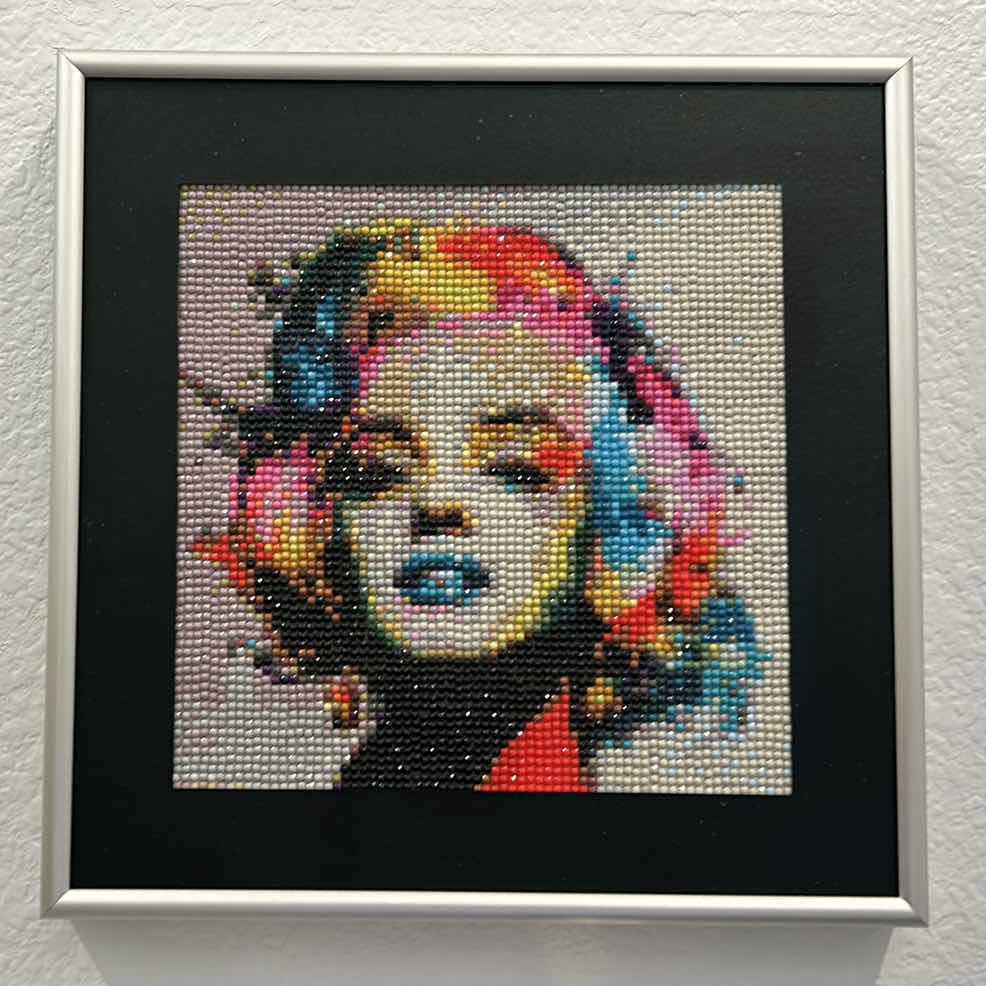 Photo 3 of MARILYN MONROE & ELVIS CROSS STITCHED ARTWORKS