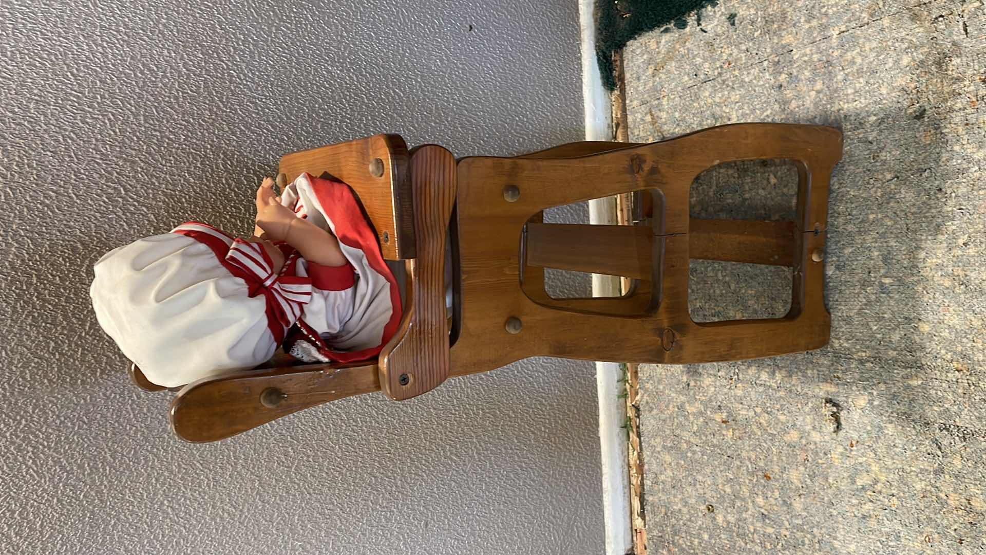 Photo 2 of VINTAGE BABY & WOODEN HIGH CHAIR 3’H