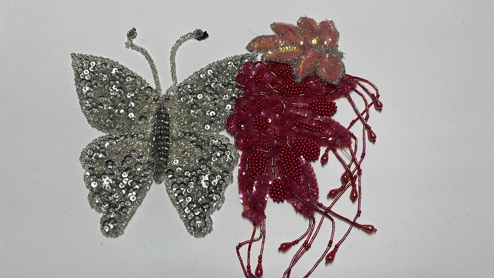 Photo 1 of VINTAGE SEQUINS PATCHES - BUTTERFLY