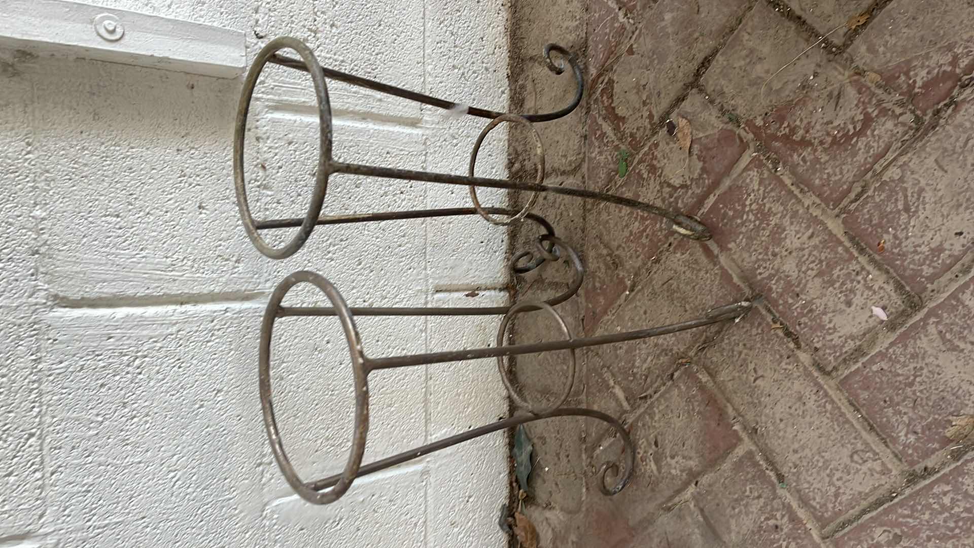 Photo 5 of VINTAGE WROUGHT IRON BICYCLE PLANT STAND & MORE