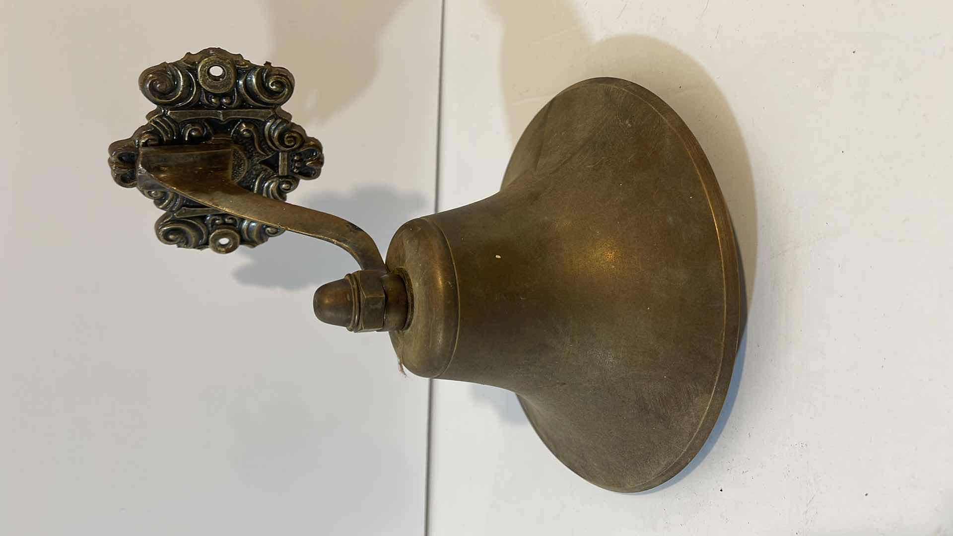 Photo 1 of ANTIQUE NAUTICAL BELL WITH HANGING HARDWARE