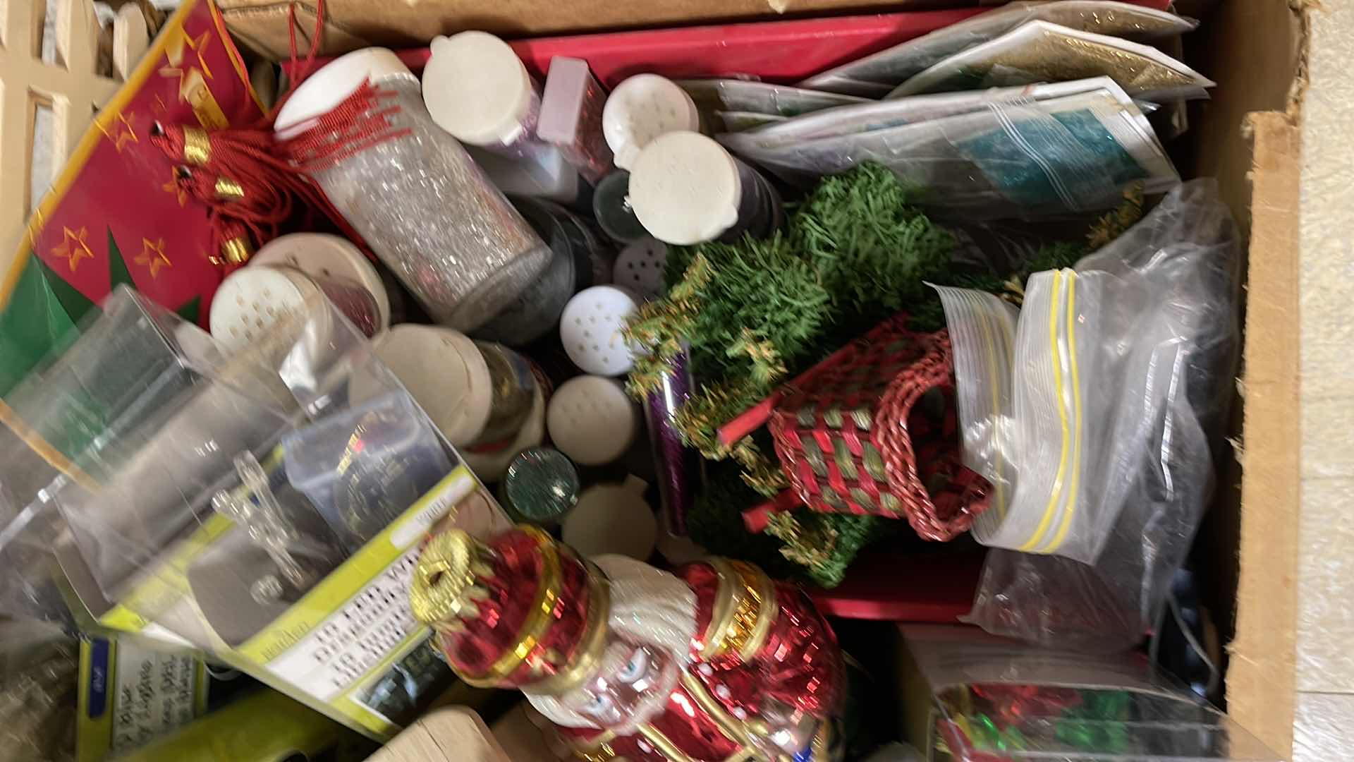 Photo 4 of CHRISTMAS CRAFTING ITEMS - LARGE LOT 