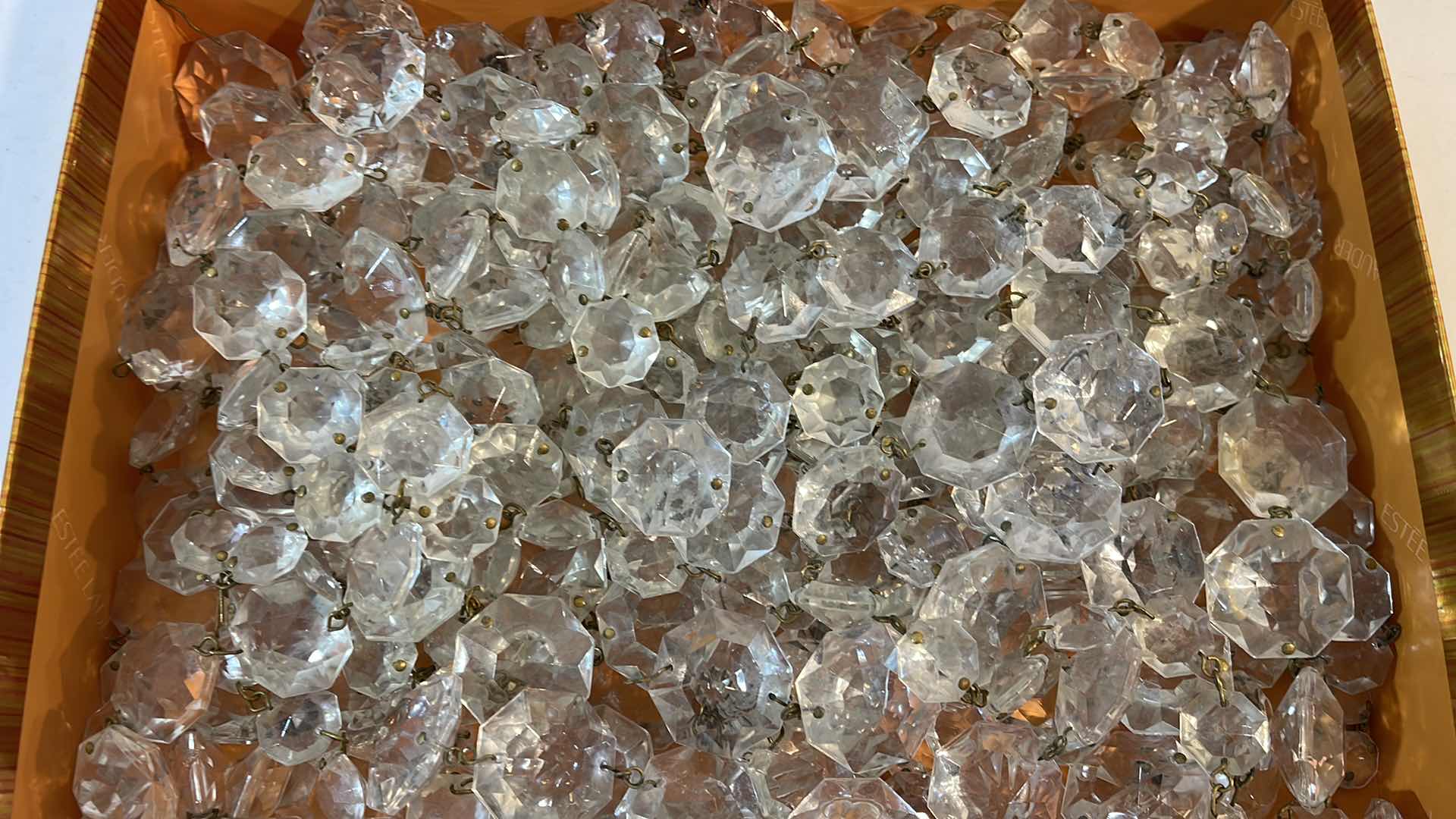 Photo 1 of VINTAGE CHANDELIER CRYSTALS GREAT FOR CRAFTS 