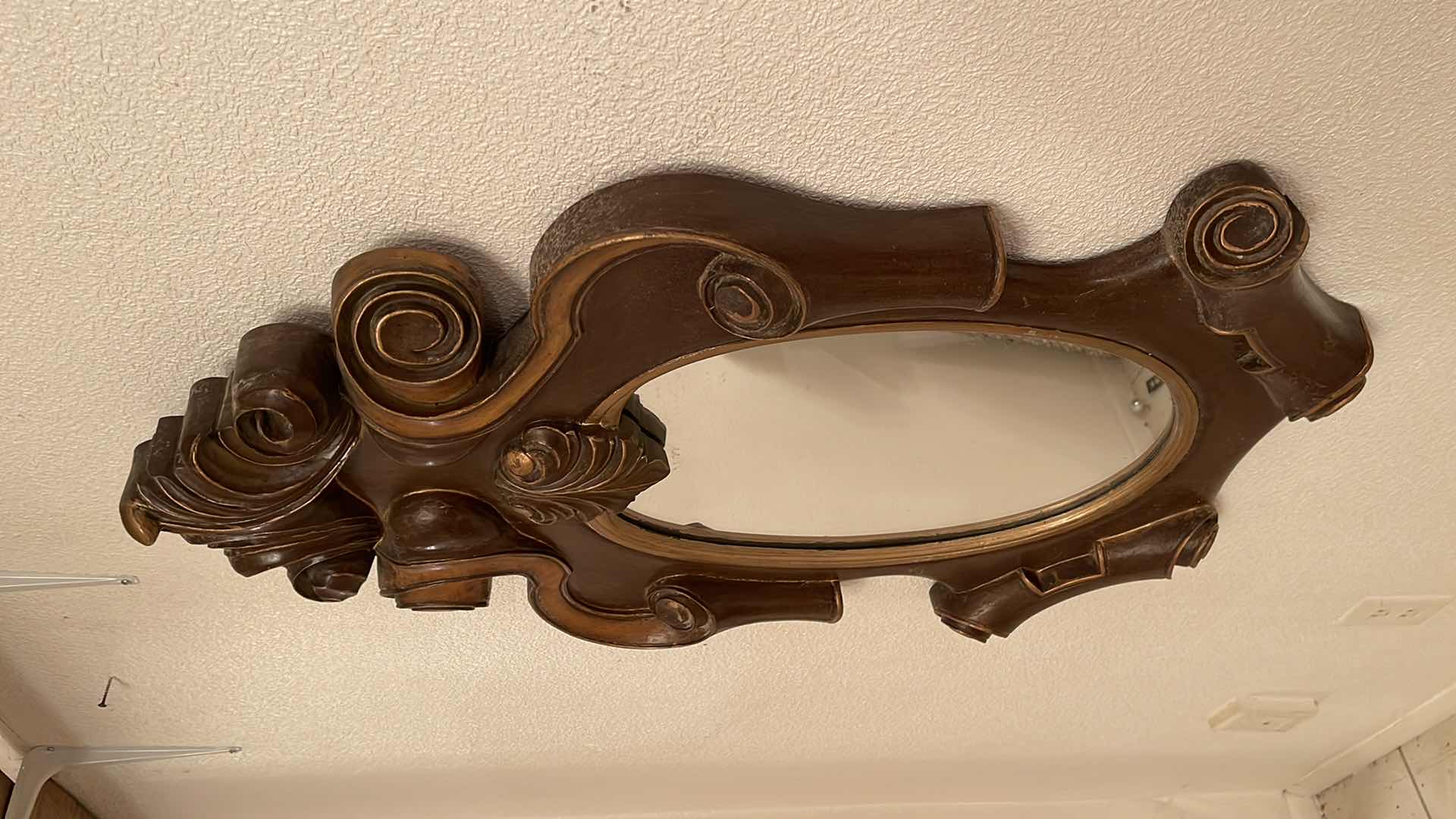 Photo 1 of VINTAGE ORNATE VANITY MIRROR 21x 36