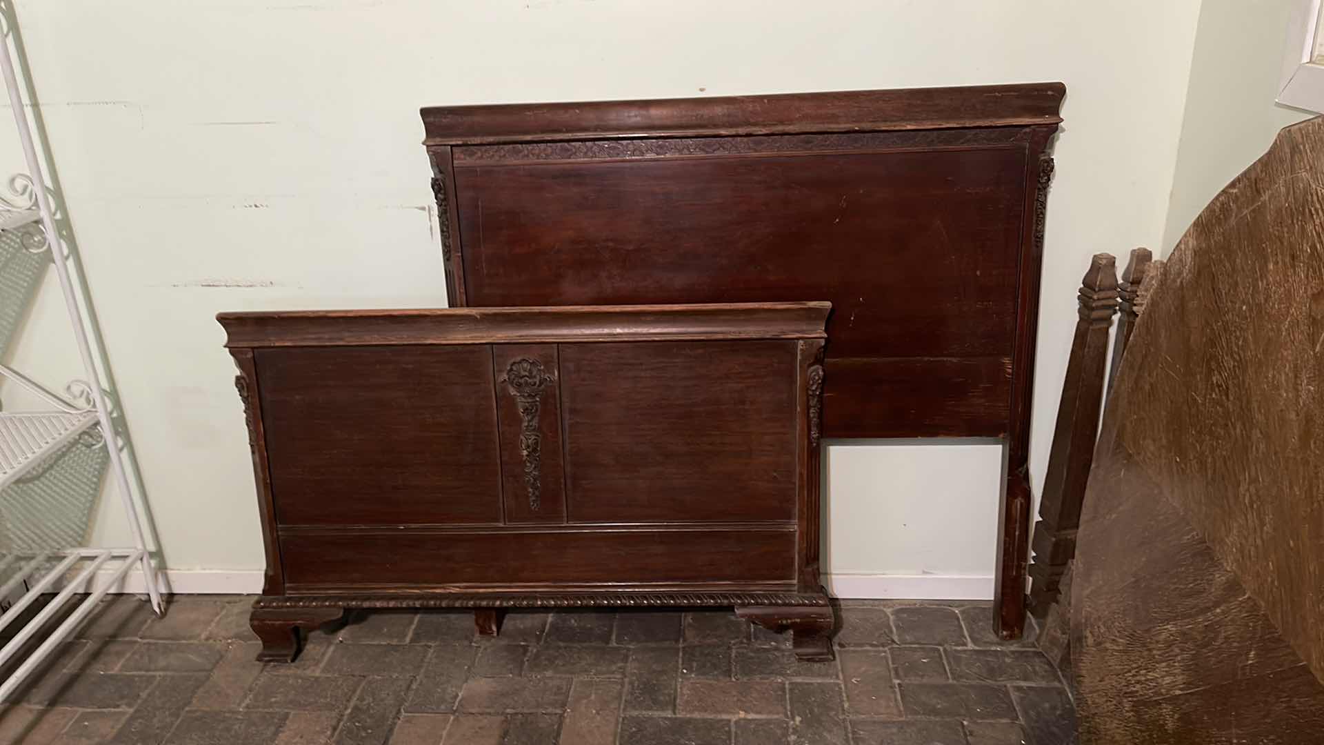 Photo 5 of ANTIQUE TWIN BED FRAME- JUST FRAME NO RAILS 