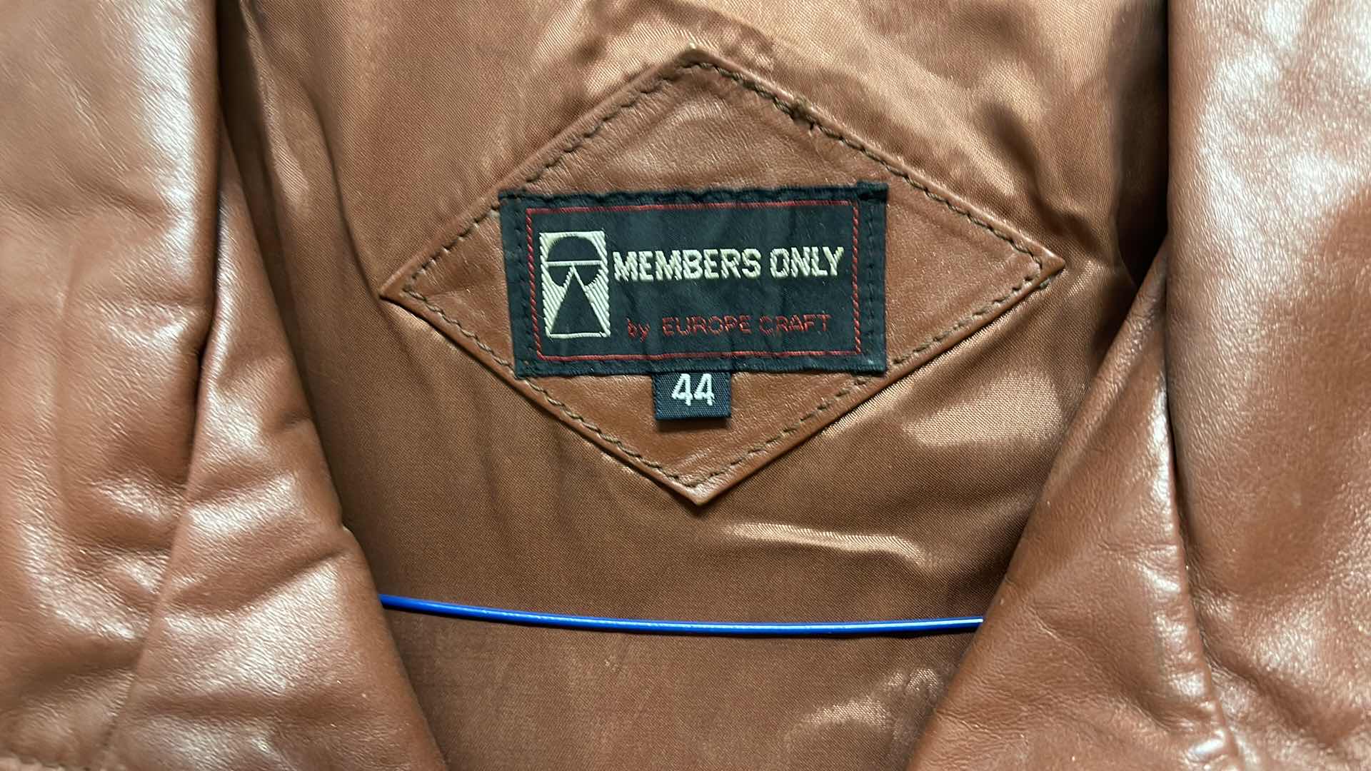 Photo 3 of VINTAGE COLLECTION OF LEATHER JACKETS ONE TERRY LOUIS SIZE SMALL MEMBERS ONLY SIZE 44 AND UNKNOWN BRAND SIZE 6