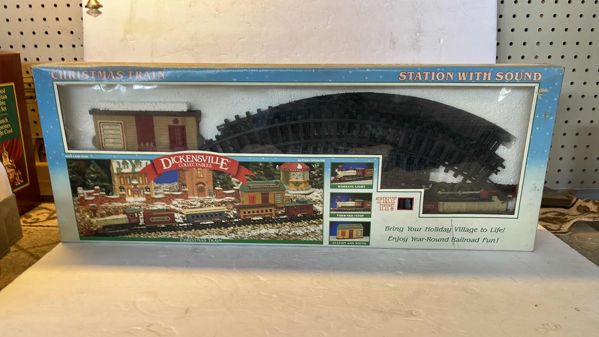 Photo 1 of VINTAGE DICKENSVILLE COLLECTABLES CHRISTMAS TRAIN NEW IN BOX