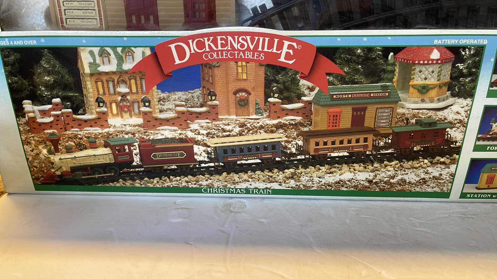 Photo 2 of VINTAGE DICKENSVILLE COLLECTABLES CHRISTMAS TRAIN NEW IN BOX