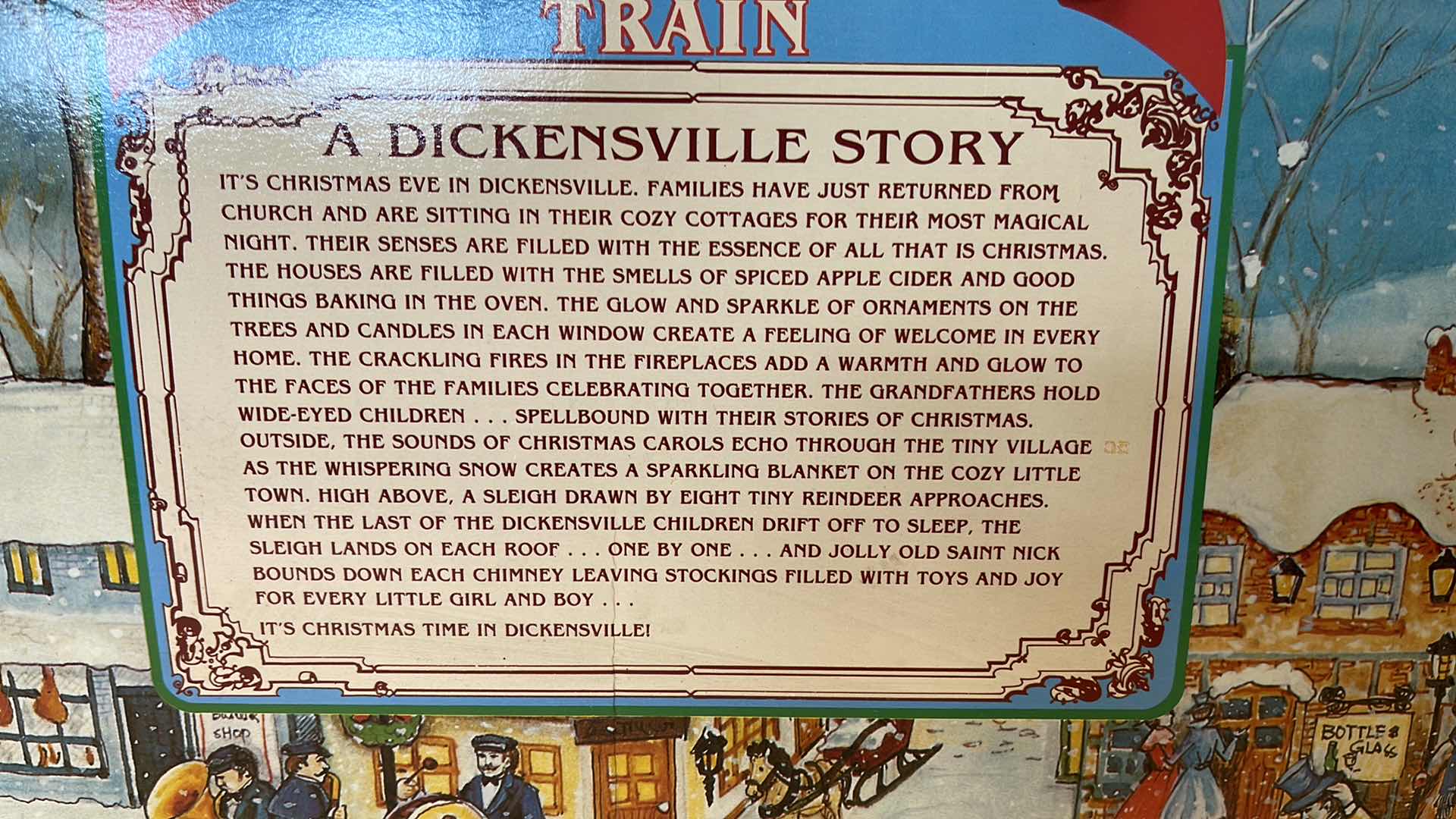 Photo 4 of VINTAGE DICKENSVILLE COLLECTABLES CHRISTMAS TRAIN NEW IN BOX