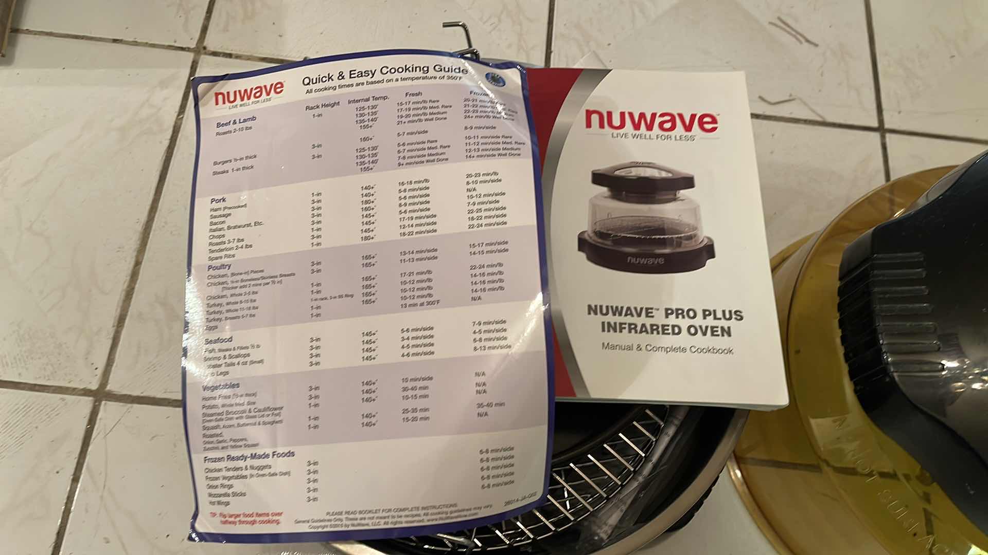 Photo 3 of NUWAVE Oven Pro Plus with Stainless Steel Extender Ring NEW NO BOX