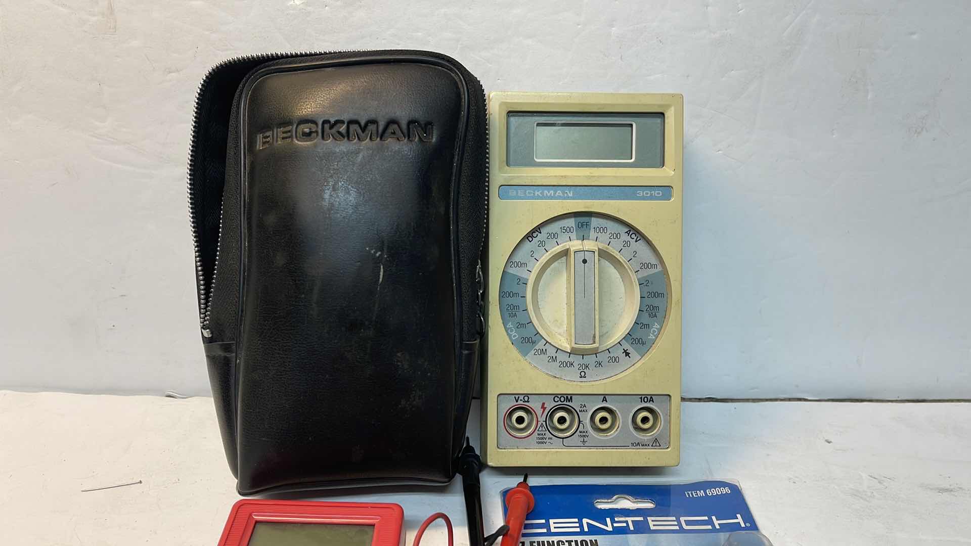 Photo 2 of BECKMAN & CEN-TECH MULTIMETER