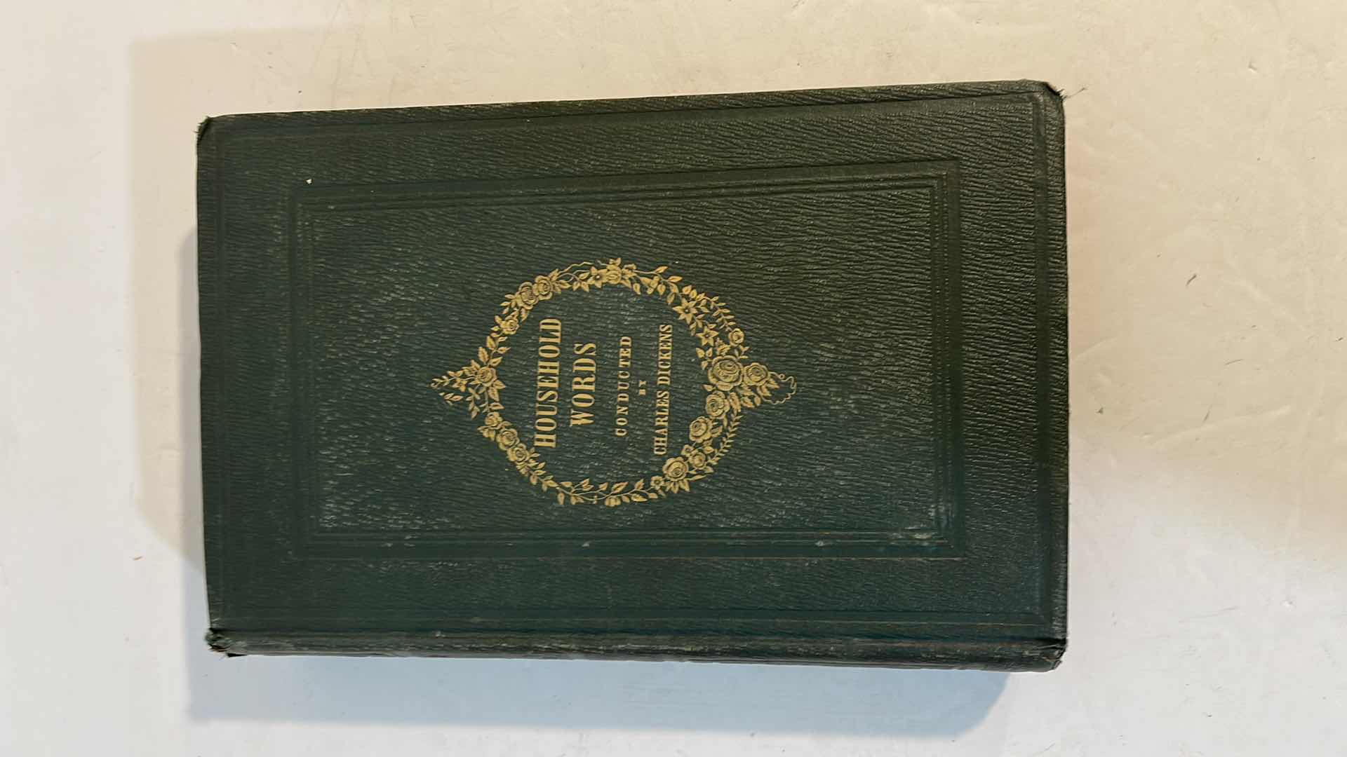 Photo 3 of 1855 ANTIQUE HOUSEHOLD WORDS A WEEKLY JOURNAL CONDUCT BY CHARLES DICKENS VOLUME XI 