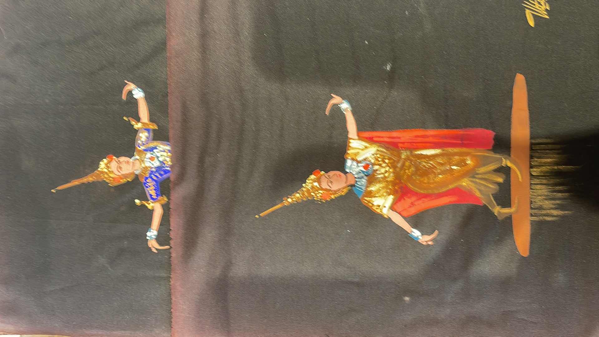 Photo 1 of HAND PAINTED THAILAND DANCERS 8 X 10