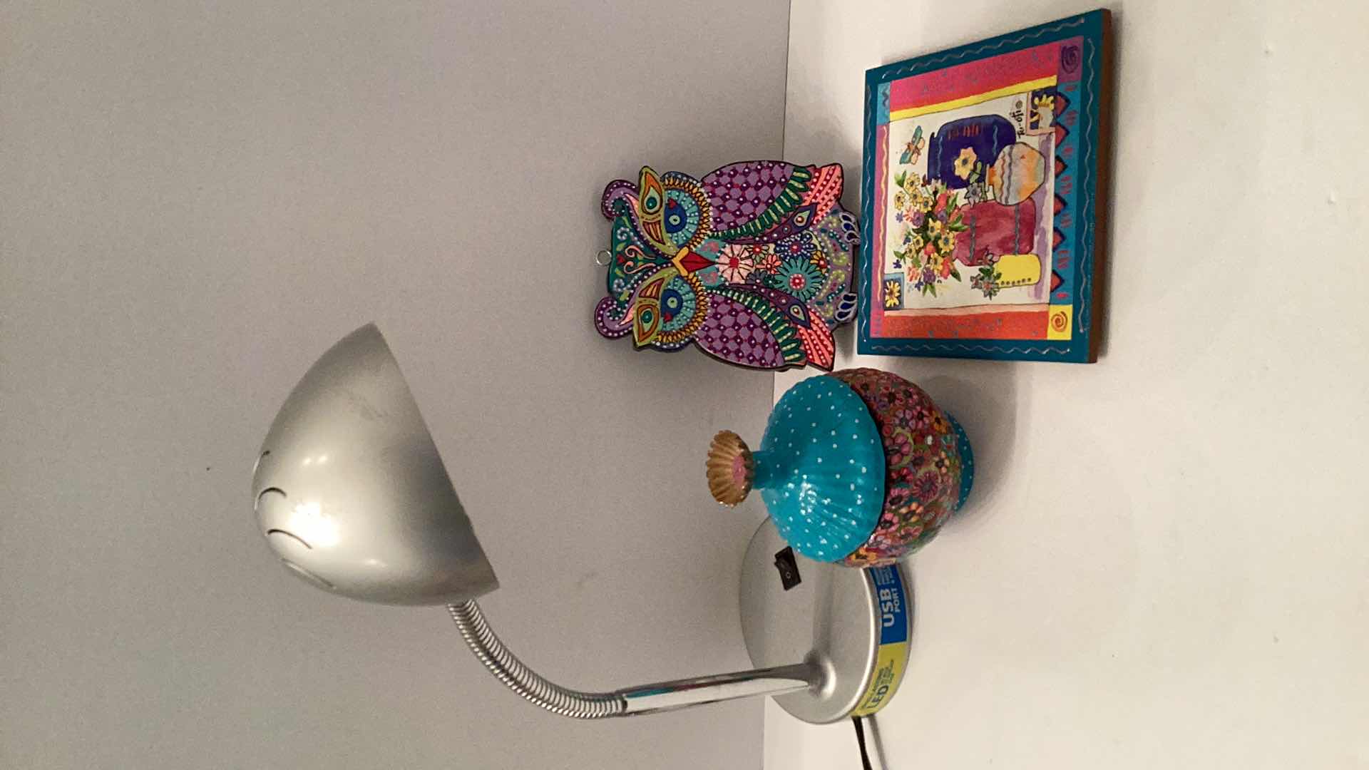 Photo 1 of HOME DECOR, OWL, TRINKET BOX, DESK LAMP & MORE