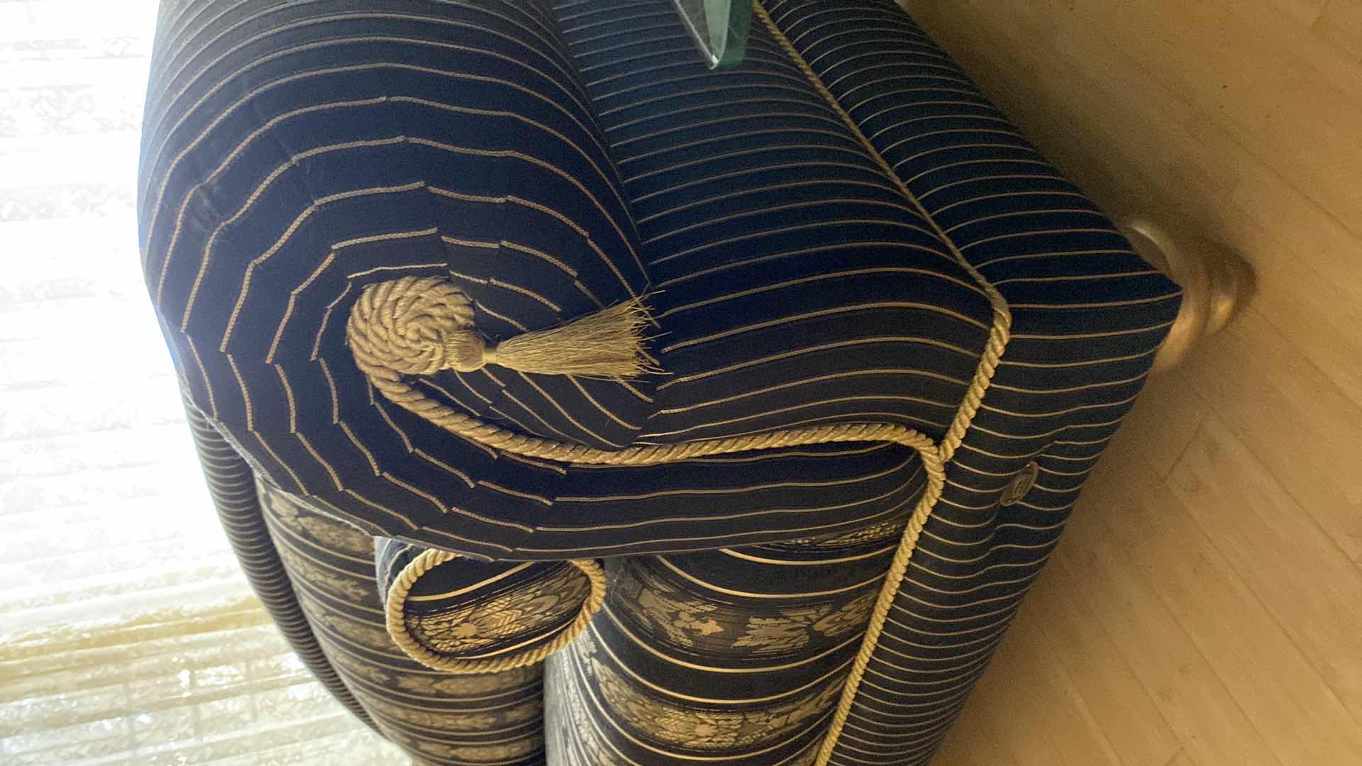 Photo 3 of 90” DESIGN BY SUZY BLACK ANNA’S GOLD SOFA