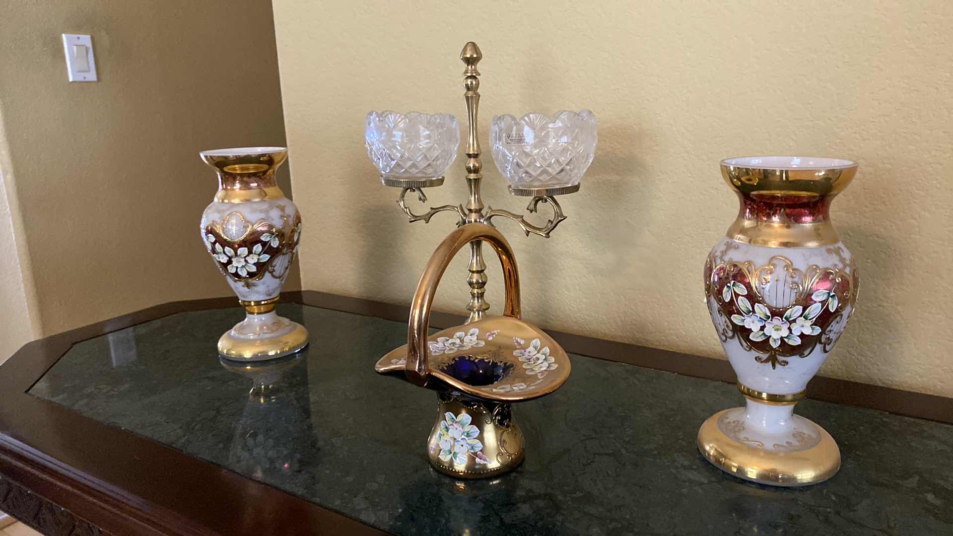 Photo 2 of 4 PIECES HOME DECOR VASES AND CANDLE HOLDERS