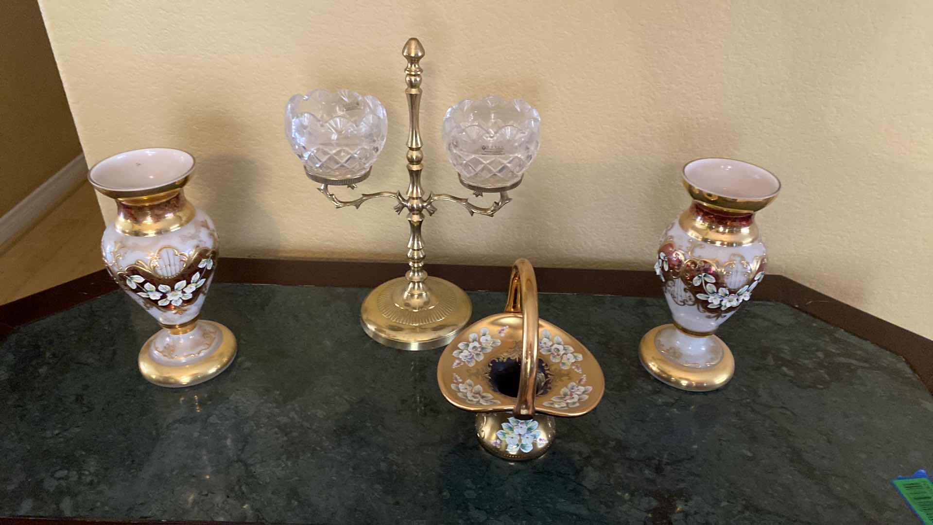 Photo 1 of 4 PIECES HOME DECOR VASES AND CANDLE HOLDERS