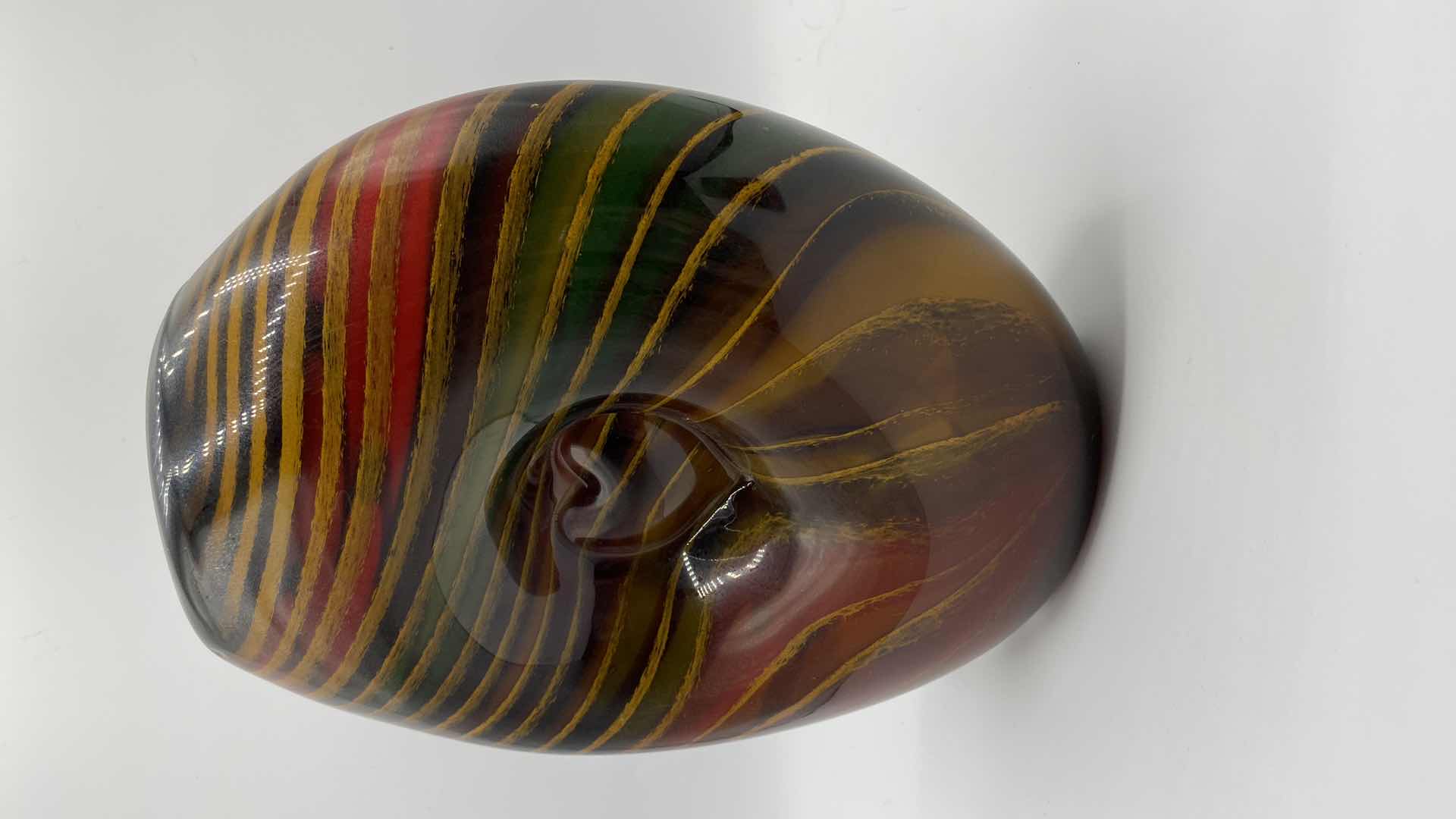 Photo 6 of DALE TIFFANY HAND BLOWN GLASS VASE H10”
