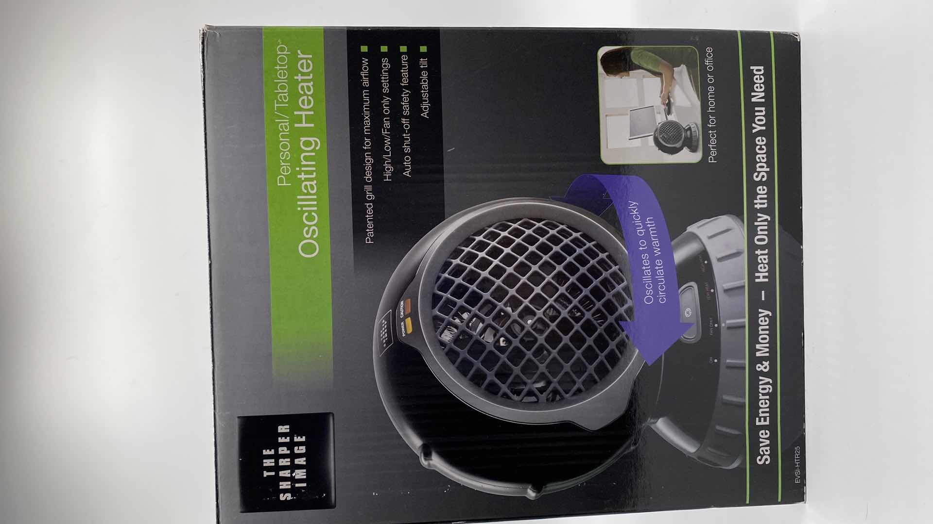 Photo 4 of THE SHARPER IMAGE OSCILLATING HEATER